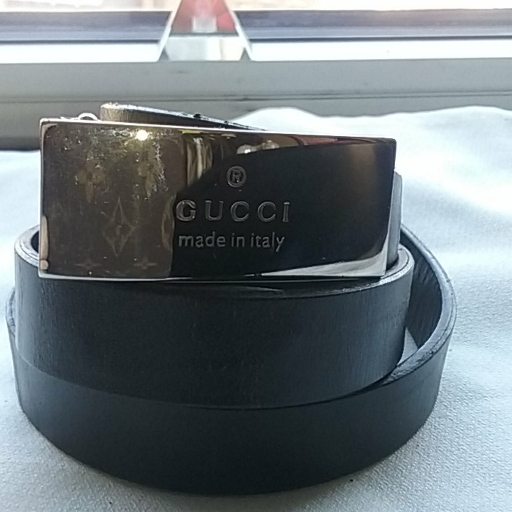 GUCCI Vintage Leather Belt - Picture 2 of 9